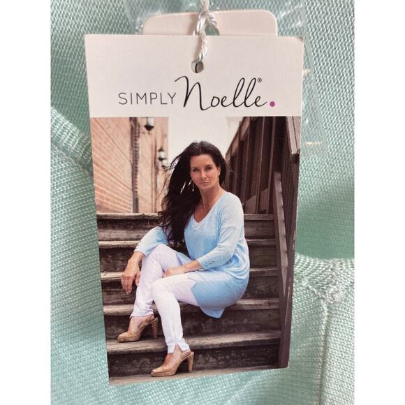 Simply Noelle Mint Tunic Top Size L/XL - Picture 4 of 6